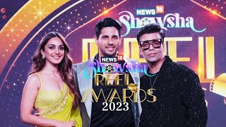 Showsha Reel Awards 2023 Full Show  Sidharth Malhotra and Kiara Advani Attend The News18 Event [upl. by Poppy]