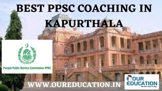 Best PPSC Coaching in Kapurthala [upl. by Michella]