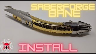 Saberforge Bane Mk2 Neopixel Lightsaber Install [upl. by Clementius]