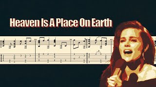 Heaven Is A Place On Earth  Belinda Carlisle  Fingerstyle Guitar Tab [upl. by Josiah977]