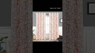 Bohemian Blackout Curtains  Room Darkening amp Thermal  Leaves Collection  Bronze  Set of Panels [upl. by Flight877]