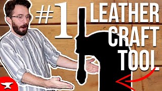 1 LEATHER CRAFT TOOL  if you are serious about getting into leather craft [upl. by Nollahs314]