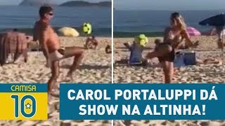 Uau Carol Portaluppi dá SHOW na ALTINHA com Renato Gaúcho [upl. by Kassey]