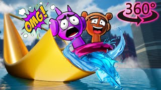 360° VR Incredibox Sprunki in Water Park🤿💦🌊 [upl. by Byrann]