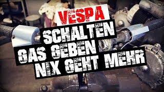 Vespa Schaltung und Gasgriff entkeimen  erneuern [upl. by Else]