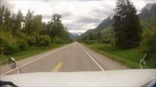 Trucking in Canada  My First Run [upl. by Tinor692]