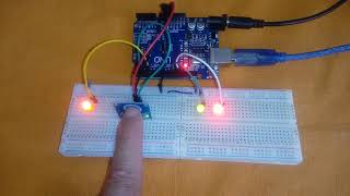 Como realizar interrupção externa no Arduino usando sensor de toque  modo CHANGE  78 [upl. by Aala]