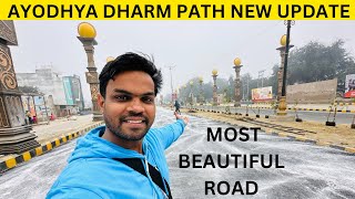 AYODHYA RAM MANDIR Dharmpath Marg CONSTRUCTION UPDATE  AYODHYA Development Project  AYODHYA Vlog [upl. by Nimrak803]