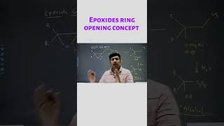 Epoxide ring opening concept chemistry neet neet2024 neetmotivation [upl. by Einnor]