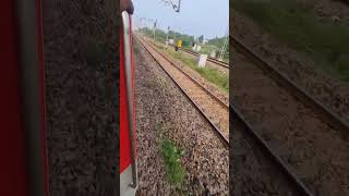 Hospete to Ginigera Koppal Railway Track View From Hampi Express Train SWR Hubli Div India RRB ALP [upl. by Adnahc]