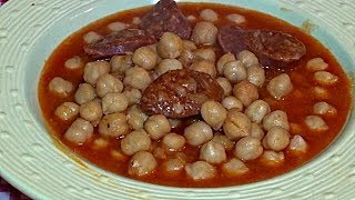 Potaje de Garbanzos con Chorizo A mi manera [upl. by Aesoh]