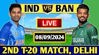 India vs Bangladesh Live 2nd T20I  Live Score amp Commentary  IND vs BAN Live T20I Series  India [upl. by Naujed]