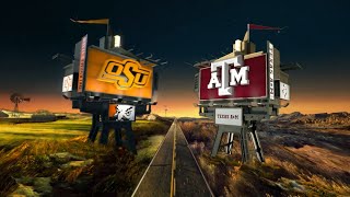 2019 Texas Bowl Oklahoma State vs Texas AampM [upl. by Ilahtan]