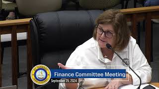 St Tammany Parish Finance Review Committee  September 25 2024 [upl. by Syah947]