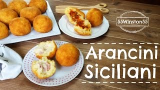 Arancini Siciliani  Ricetta Originale  Arancini alla Carne amp Arancini al Burro [upl. by Kciderf]