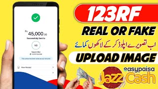 123rf Earn Money Withdrawal Jazz Cash and Easy Paisa  Real or Fake Website 123rf [upl. by Doralyn]