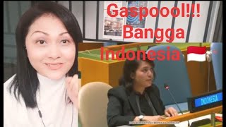 Indonesian React  Full Diplomat Muda RI Silvany Pasaribu Serang Balik PM Vanuatu Soal Isu Papua [upl. by Jamaal]