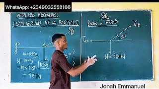 Equilibrium of Forces 1 Equilibrium of Particles  Applied Mechanics equilibrium solidmechanics [upl. by Hailahk]