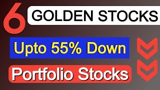 6 Portfolio Stocks  Upto 55 Discount  undervalued stocks to buy now [upl. by Tsyhtema]