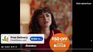 Fresh Direct September 2023 YouTube Ad [upl. by Liatnahs433]