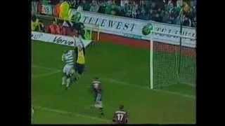 Celtic 5 v 1 Kilmarnock  Ian Wrights debut for Celtic [upl. by Acimad]