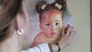 How to make a pastel portrait step by step read description [upl. by Aihsetal410]