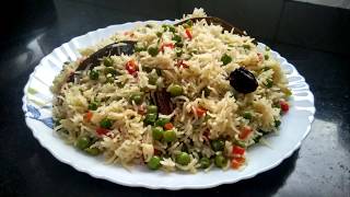 Veg Pulao  Matar Pulao Recipe  Vegetable Rice Recipe  Pressure Cooker Pulao  Pilau Rice [upl. by Lerrehs]