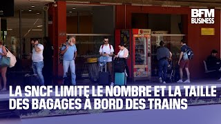 La SNCF limite le nombre et la taille des bagages à bord des trains TGV Inoui et Intercités [upl. by Eiuqcaj217]