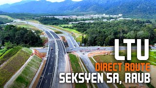 LTUCSR Pahang Seksyen 5A Raub  Direct Route Dari Persimpangan Raub Selatan UITM Raub [upl. by Regnij]