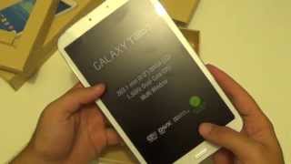 Samsung Galaxy Tab 3 SMT310 unboxing  mihalosgr [upl. by Anelas]