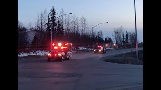 Chugiak Medic 31 amp Brush 34 Responding [upl. by Madeleine]