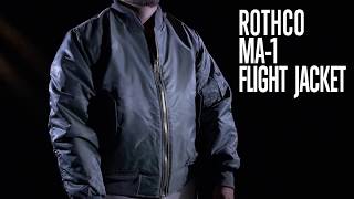 MA1 Flight Jacket  Rothco Product Breakdown [upl. by Afihtan]