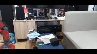 Onkyo TX 8220 Yamaha and Polk T15 sound test [upl. by Jesher38]