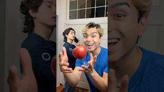 He ruined my magic trick… cegielskitwins funny magic [upl. by Enaitsirk]