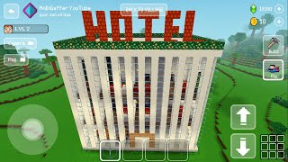 Block Craft 3D Crafting Gameplay 4356  Hotel 🏨 [upl. by Bank]