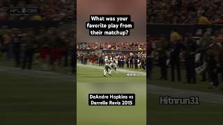 DeAndre Hopkins vs Darrelle Revis 2015 nfl texans dhop revis jets nflfootball redskins wr [upl. by My]