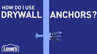 How Do I Use Drywall Anchors  DIY Basics [upl. by Zohar]