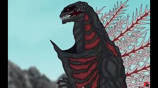 shin godzilla end form vs king ghidorah [upl. by Akenet]