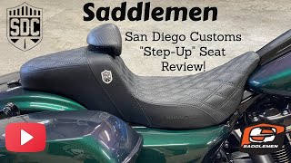 Saddlemen San Diego Customs quotSDCquot Step Up Performance Gripper Seat For Harley Touring 6 Month Review [upl. by Fromma88]