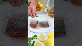 Lemon Butter Pan Seared Sockeye Salmon [upl. by Pump]