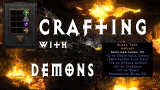 D2R Crafting with Demons EP4 Gloves [upl. by Oiramed]