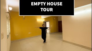 EMPTY HOUSE TOUR Of OUR 3BHK FLAT IN PATNA  Indian House Tour [upl. by Ajnot]