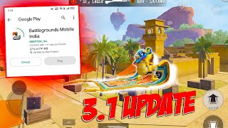 🔥 FINALLY BGMI  PUBG 31 UPDATE How To Download 31 Version  Pubgm 31 Update Is Here  Download [upl. by Mora]