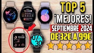 ✅Los 5 MEJORES SMARTWATCHES 2024 Descubre el Mejor para Comprar Hoy 🚀 [upl. by Notgnirrac]