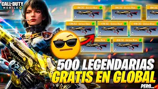 REGALAN 500 LEGENDARIAS en VERSIÓN GLOBAL de COD MOBILE por ANIVERSARIO PERO solo PARA USA [upl. by Adnyl]