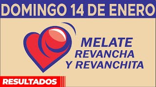 Resultado del sorteo de Melate Revancha y Revanchita del Domingo 14 de Enero de del 2024 [upl. by Aynos]