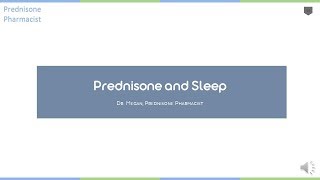 Healthy Sleep Habits with Prednisone  1 side effect tweeted [upl. by Arramat916]