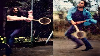 George Harrison playing tennis with Bob Dylan 1969 [upl. by Alvar911]