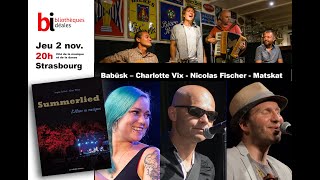 Rétrospective  Sortie livre  Summerlied lAlsace en musique  Strasbourg  2112023 [upl. by Vins64]