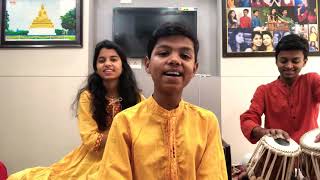 Mere baanke bihari laal bhajan by Ayachi Thakur Rishav Thakur and Maithili Thakur [upl. by Marje]